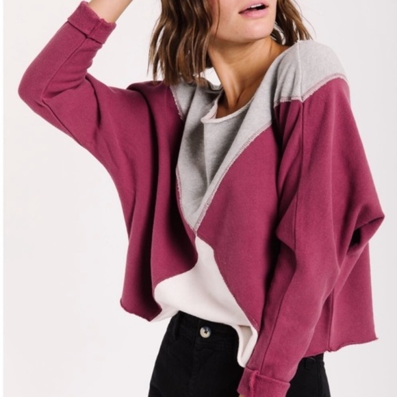 Free People Colorblock Sweatshirt - Picture 2 of 7